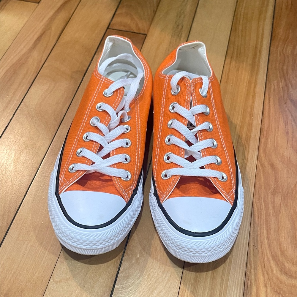 Converse All Star Low Top Unisex Sneakers in Golden Poppy Orange